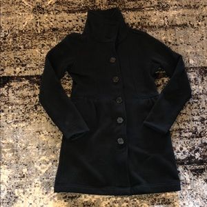 Black Patagonia pea coat